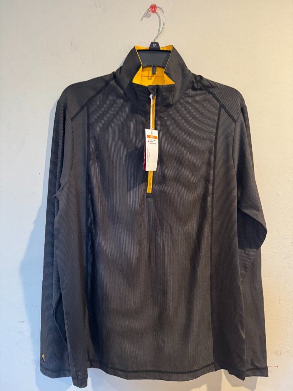 Antigua Men’s Tempo Half-Zip Heather Pullover Size Medium NEW